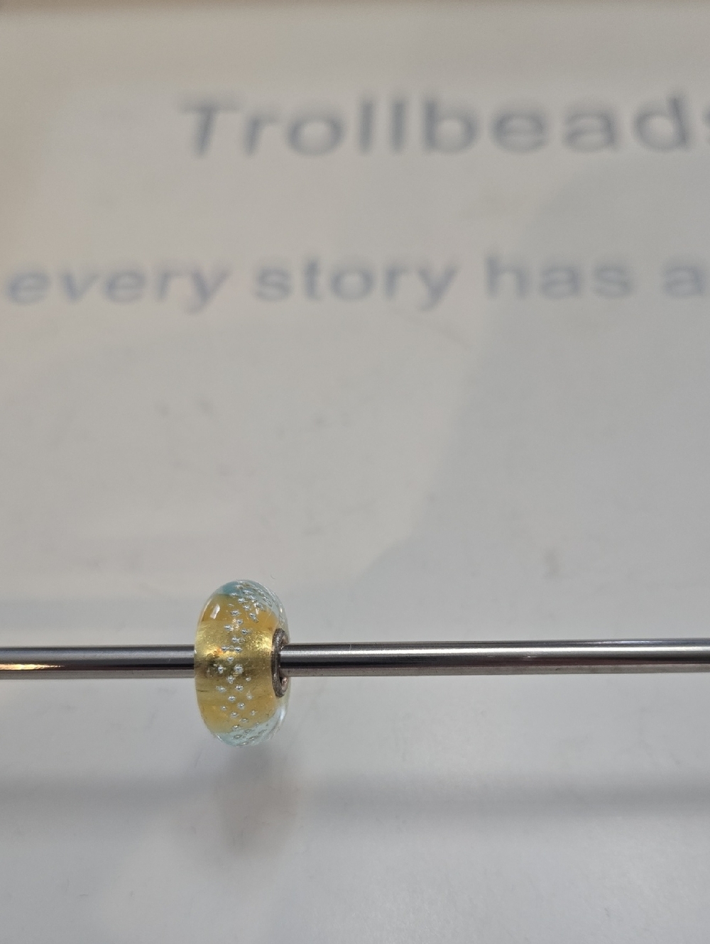 Trollbeads Champagne Bubbles Glass Bead